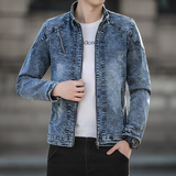 JK1823-P100美式经典牛仔外套男复古做旧水洗工装夹克痞帅潮，男装夹克，电商D310B