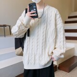 84527-P50秋冬休闲圆领毛衣男针织打底衫，男装针织衫/毛衣，电商D310B