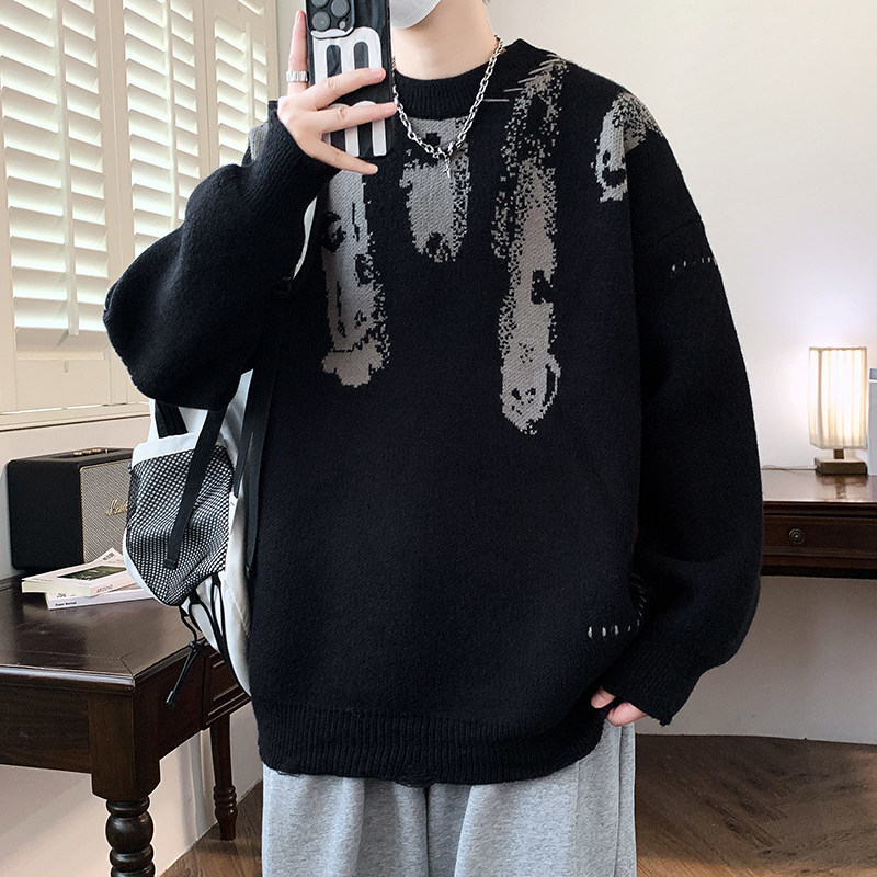 84661-P60秋冬新款休闲毛衣男长袖针织衫,男装针织衫/毛衣,电商D310B
