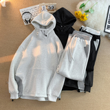 二开TZ9865-特P98休闲运动服套装男士潮宽松连帽卫衣卫裤男，男装卫衣，电商D310B