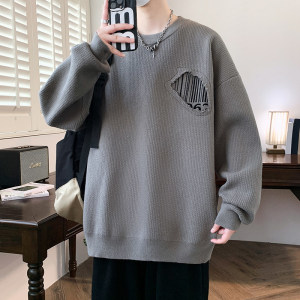 84663-P60 秋冬新款休闲毛衣男长袖针织衫图片