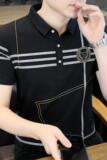 84013-P35春秋新款短袖T恤男休闲打底衫，男装T恤，电商D310B
