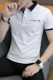 8712-P30衫男士短袖t恤夏季薄款翻领半袖商务休闲潮牌衣，男装Polo衫，电商D310B