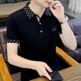 7912-P65夏季高品质高弹伊力特短袖T恤毛衣商务休闲，男装T恤，电商D310B