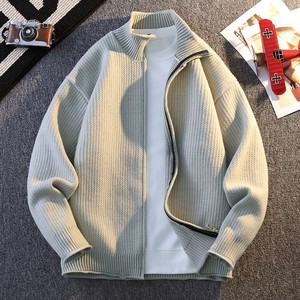 84883-P65开衫毛衣男款秋冬季针织衫外穿男士拉链线衣服外套图片