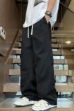 GSY5076-特P55纯棉水洗休闲裤美式高街宽松直筒阔腿长裤男，男装休闲裤，电商D310B