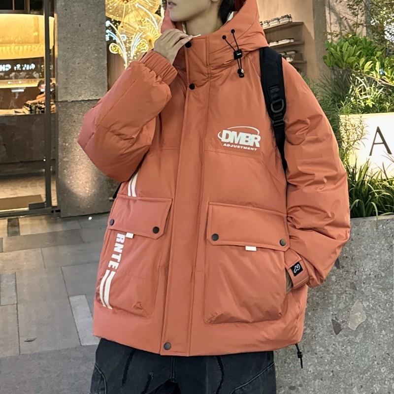 79006-特P258羽绒服男冬季新款美式潮牌白鸭绒羽绒衣宽松休闲外套,男装羽绒服,电商D310B