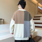 84539-P60秋冬休闲圆领毛衣男针织打底衫，男装针织衫/毛衣，电商D310B