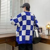 83173-P50秋冬新款休闲毛衣男长袖针织衫港风宽松毛衣打底衫，男装针织衫/毛衣，电商D310B