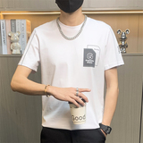 T3308-P30夏季短袖t恤男潮牌潮流男装半截袖体恤圆领休闲男士上衣，男装T恤，电商D310B