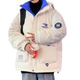 79005-P235情侣羽绒服男款冬季新款港风宽松ins面包服加厚外套，男装羽绒服，电商D310B