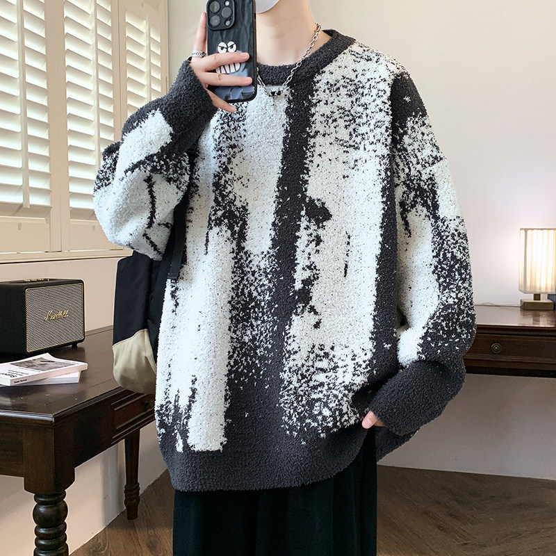 84668-P58秋冬新款休闲毛衣男长袖针织衫,男装针织衫/毛衣,电商D310B