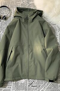 JK583-特P60冲锋衣外套男款春秋季防风防水防晒飞行员工装夹克男