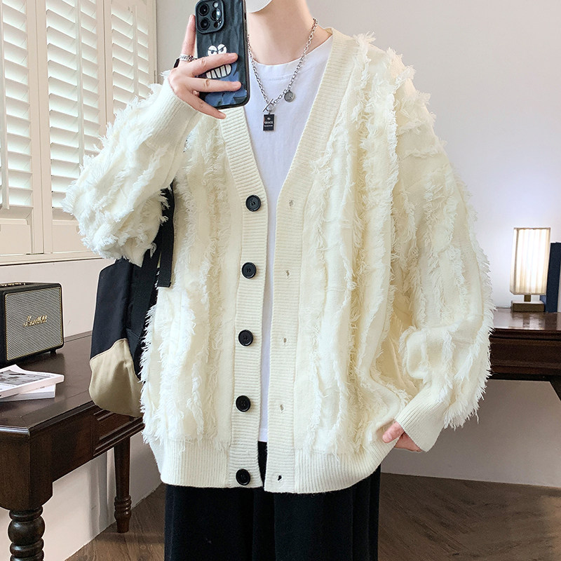 84867-P70 秋冬新款休闲毛衣男长袖针织衫港风开衫外套图片