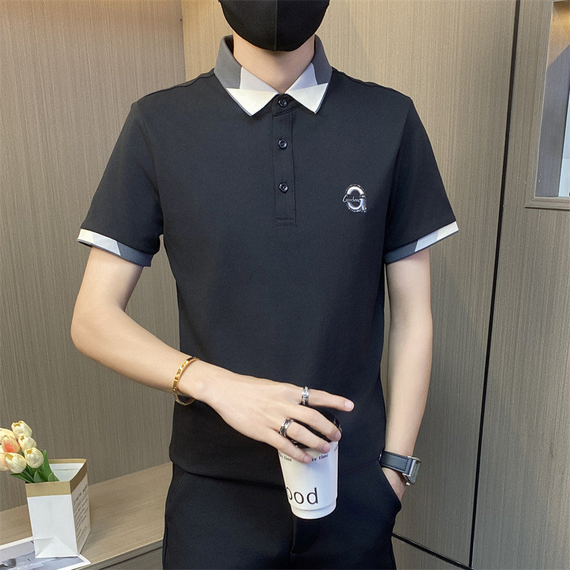 PL047-特P40控65polo衫短袖男潮牌夏季新款休闲翻领上衣保罗t恤,男装Polo衫,电商D310B