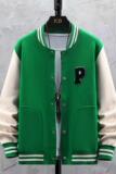 71921-P75棒球服夹克男秋季新款美式复古植绒外套潮牌宽松慵懒风，男装夹克，电商D310（原电商305）