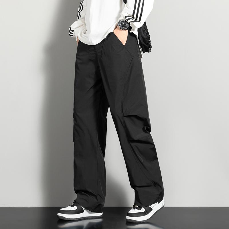 K028-P50户外工装裤百搭弯刀裤子微喇男休闲裤登山宽松,男装休闲裤,电商D310B