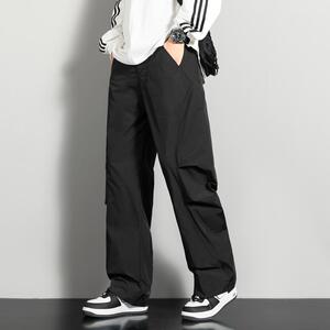 K028-P50户外工装裤百搭弯刀裤子微喇男休闲裤登山宽松图片