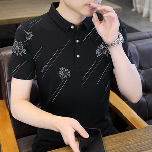 84005-P35新款短袖T恤男休闲打底衫 男士修身短袖衫商务休闲图片