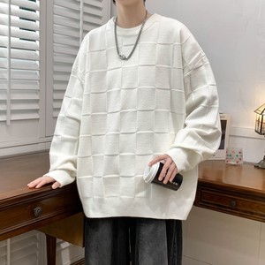 78563-P60 秋冬新款休闲毛衣男长袖针织衫港风宽松毛衣打底衫图片