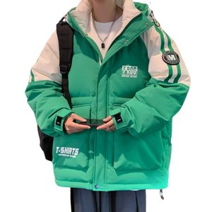 79001-P235控328羽绒服男冬季高街潮牌面包服复古宽松情侣外套图片