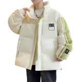 79008-特P248立领羽绒服男短款冬季潮牌痞帅青少年学生加厚外套，男装羽绒服，电商D310B
