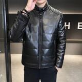68707-P115pu皮棉衣男士冬季加厚棉服韩版机车皮夹克外套冬装，男装皮衣，电商D310B