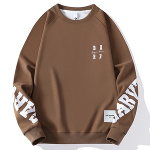 71946-P45卫衣男2024新款重磅宽松衣服薄款冬季圆领春秋款图片
