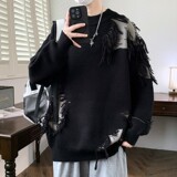84552-P60秋冬休闲圆领毛衣男针织打底衫，男装针织衫/毛衣，电商D310B