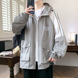 F9031-特P55冰丝防晒衣男士夏季青少年薄款透气夹克外套皮肤风衣，男装夹克，电商D310B