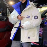 79005-P235羽绒服男冬季2024新款加厚外套秋冬面包服青少年冬装，男装羽绒服，电商D310B