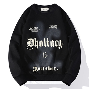 83290-P50长袖t恤男士春秋季宽松圆领卫衣2024新款休闲薄款图片