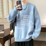 84719-P60秋冬休闲圆领毛衣男针织打底衫，男装针织衫/毛衣，电商D310B