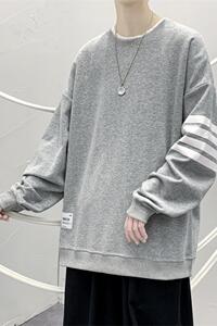 81514-P55卫衣男春季大码宽松衣服男装ins潮流圆领外套春秋潮牌图片