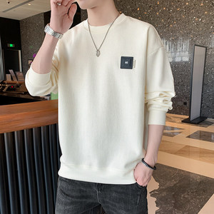 W3255-P60 秋季休闲圆领卫衣男长袖T恤打底衫图片