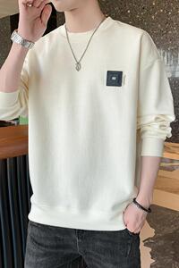 W3255-P60 秋季休闲圆领卫衣男长袖T恤打底衫图片