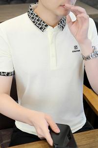 84030-P40 春秋新款短袖T恤男休闲打底衫图片