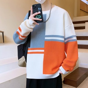 84722-P55 秋冬休闲圆领毛衣男针织打底衫图片