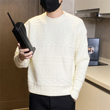 M3020-特P68圆领破洞毛衣男女宽松韩版百搭加厚打底针织衫上衣，男装针织衫/毛衣，电商D310B