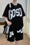 TZ23655-特P42夏季短袖T恤男套装休闲两件套，男装T恤，电商D310B