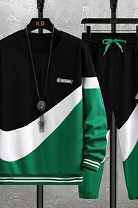 7805-P75运动套装男士春秋冬季2023新款潮流卫衣服休闲两件套
