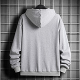 光板二开GSY9916-特P33纯色卫衣男大码宽松港风连帽开衫拉链外套，男装卫衣，电商D310B