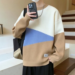 84543-P50 秋冬休闲圆领毛衣男针织打底衫图片