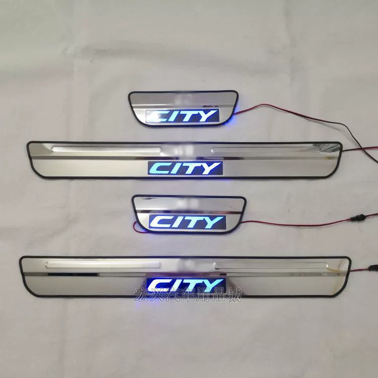 适用于09 10 11 12 13 14款锋范迎宾踏板 带灯 LED 门槛条 保护条