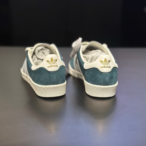 adidas/阿迪达斯男子复古舒适白绿经典低帮板鞋休闲运动鞋JR4354