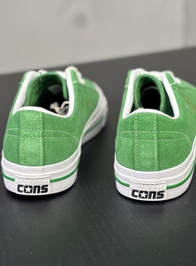 匡威converse One Star系列低帮休闲板鞋男女同款绿色A06645C N仓