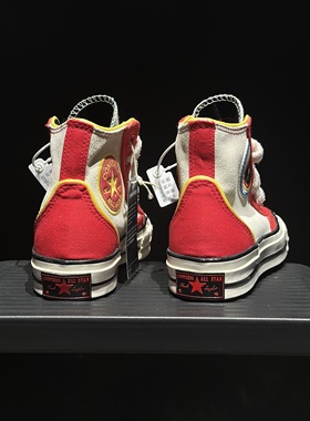 Converse/匡威女款舞狮限定高帮复古百搭休闲运动帆布鞋A05277C