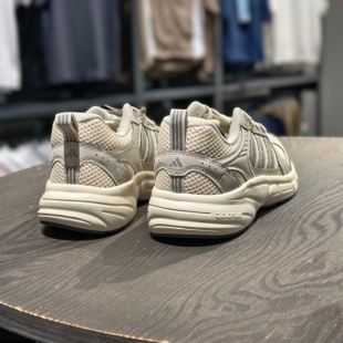 adidas阿迪达斯男子透气网面老爹鞋厚底低帮舒适运动休闲鞋KJ8104