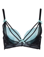 伊丝艾拉内衣新款霓虹束缚18158中厚BC杯性感聚拢文胸正品