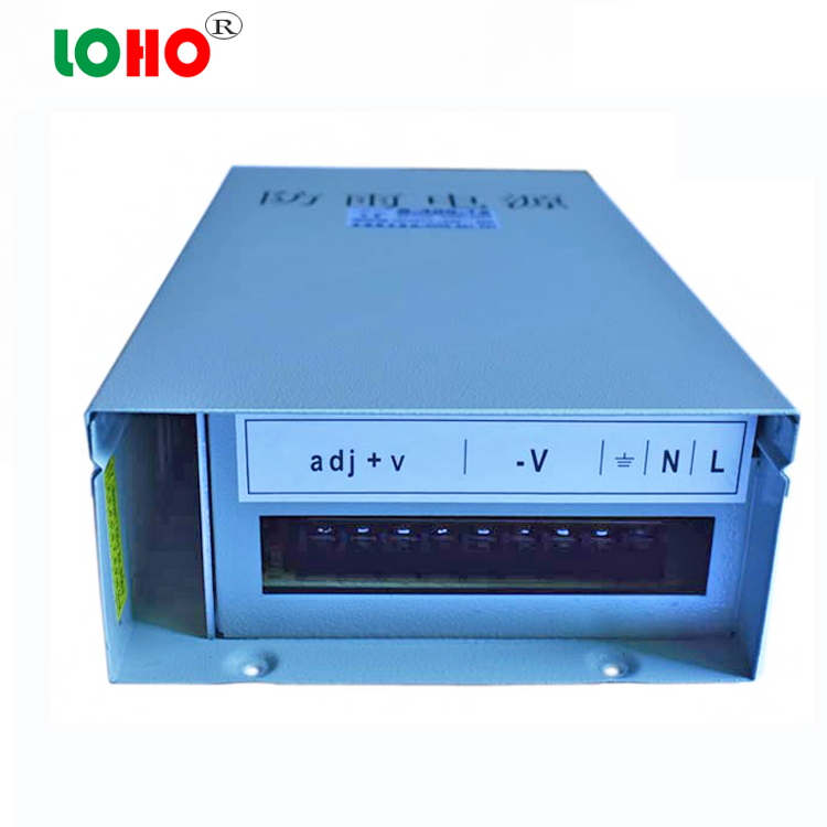 12V33A开关电源 400W防雨开关电源 12v400W电源 led户外防雨电源